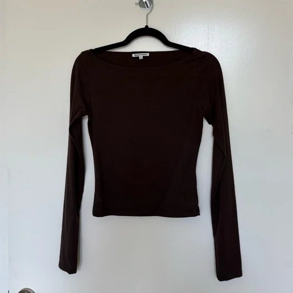 Reformation Wiley Boat Neck Knit Long Sleeve - Picture 2 of 2